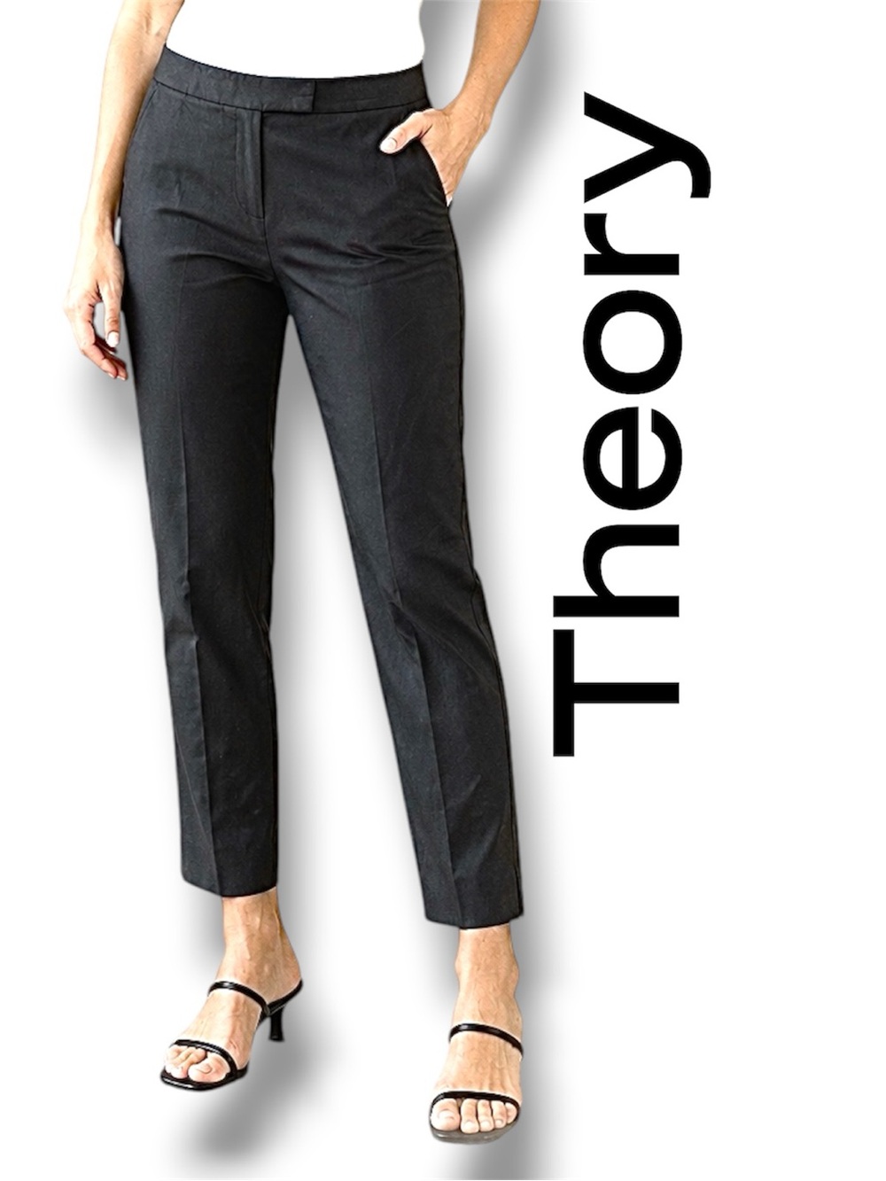 Theory Pants Ibbey C Women’s Size 6 Cropped Dress Suiting